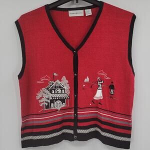 Sharon young vest size XL golf player women